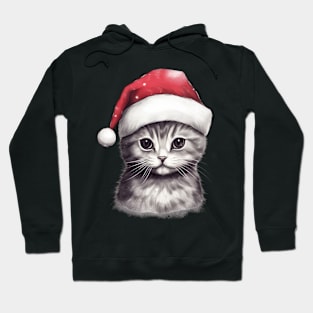 Christmas Cat - Winter Holiday Gift Hoodie